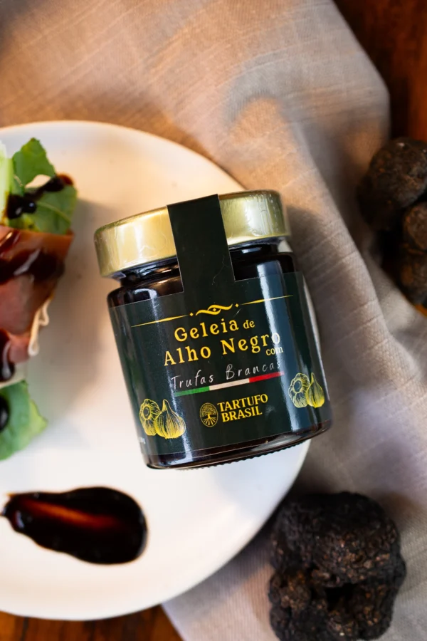 Alho Negro Trufado | Geleia de alho negro com trufas 150g