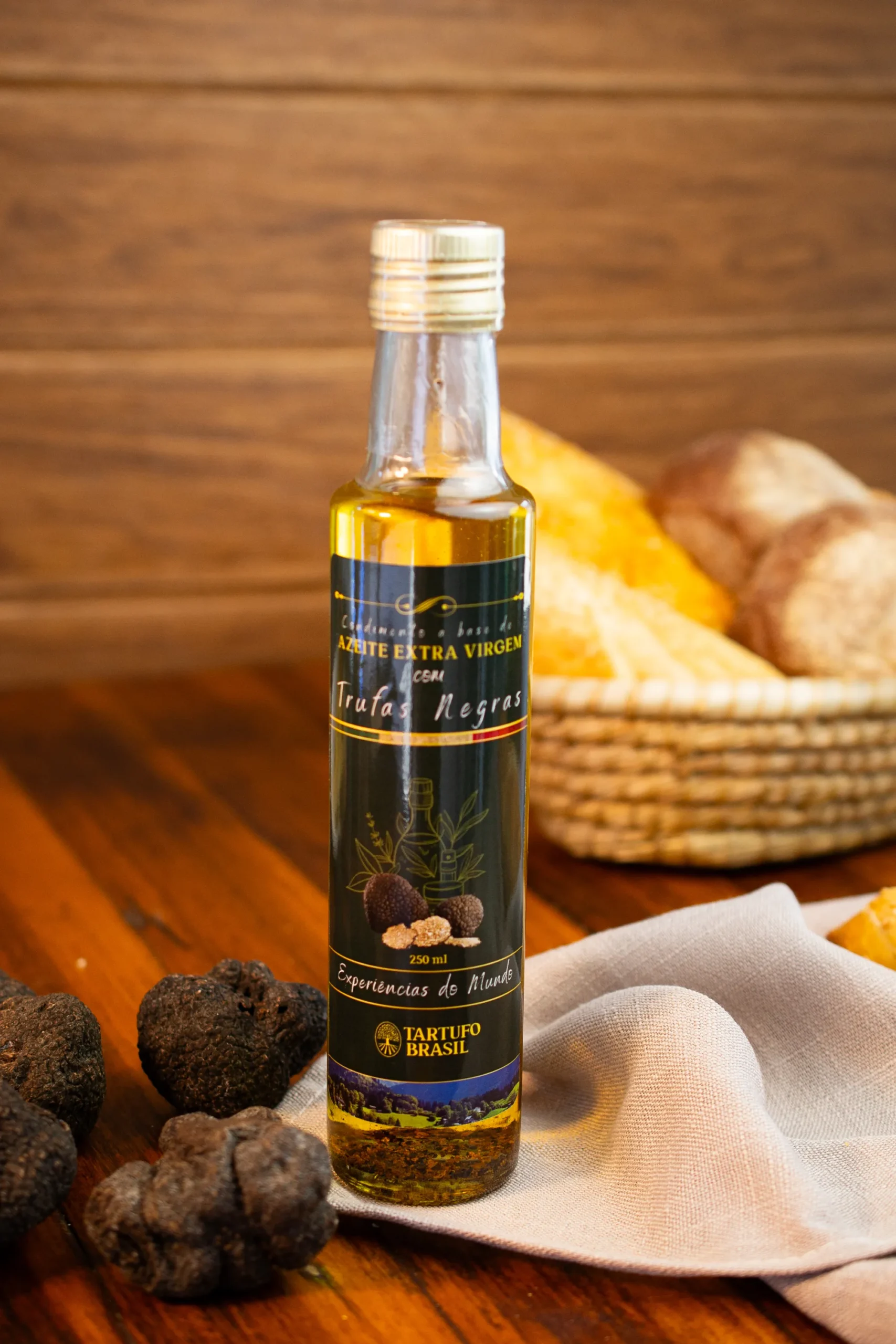 Azeite Trufado | Condimento à base de azeite de oliva e trufa negra 250 mL