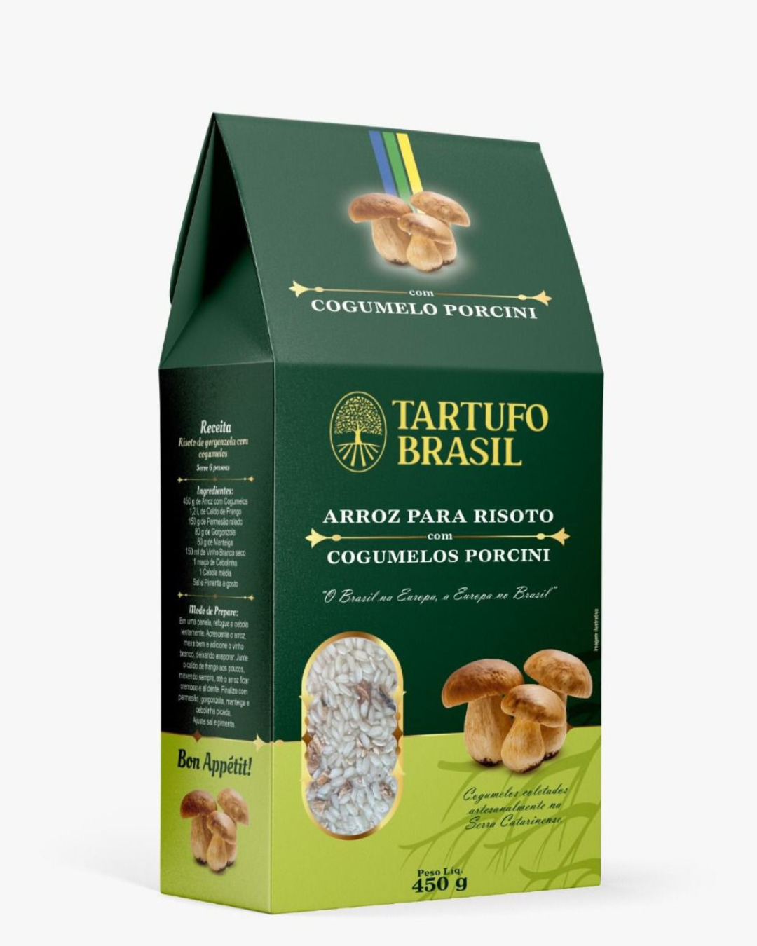 Arroz para Risoto com Porcini 450g