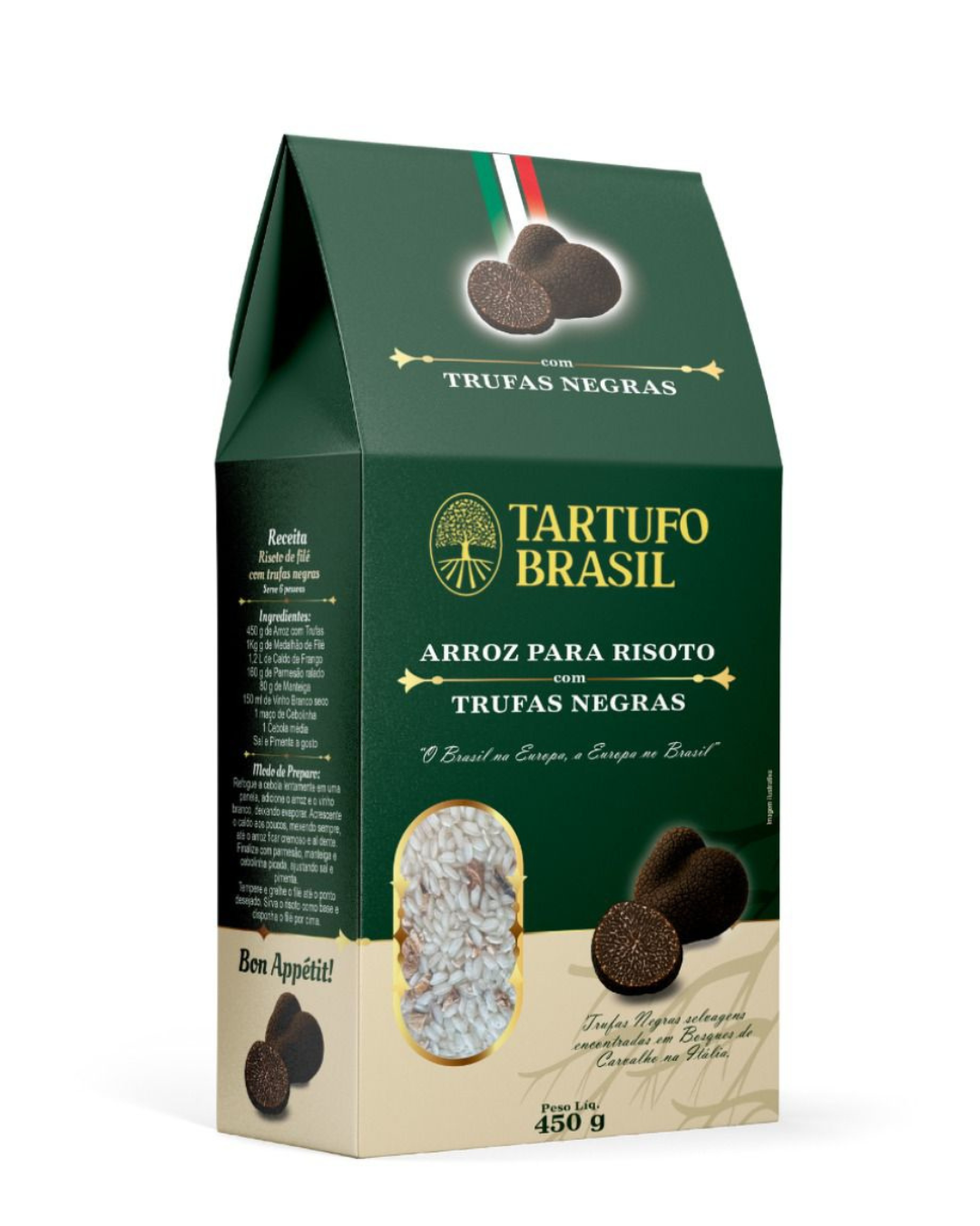 Arroz para Risoto com Trufas Negras 450g